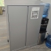 Steelcase Metal Silver 2 Door Storage Cabinet 36" x 18" x 52"